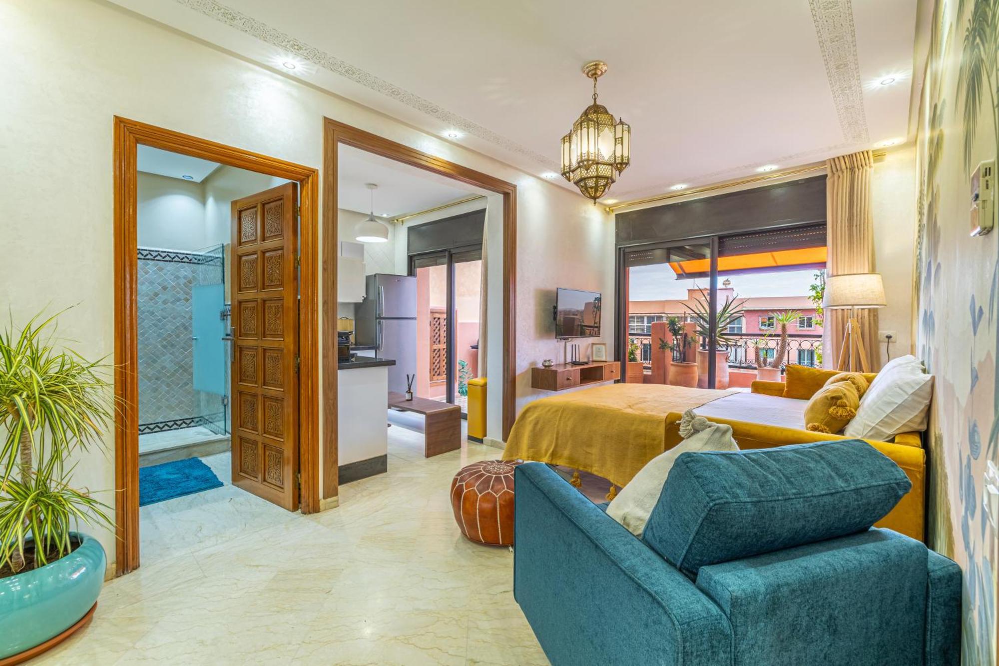 Le Jasmin - Appartement Authentique A Gueliz Marrakesh Eksteriør bilde