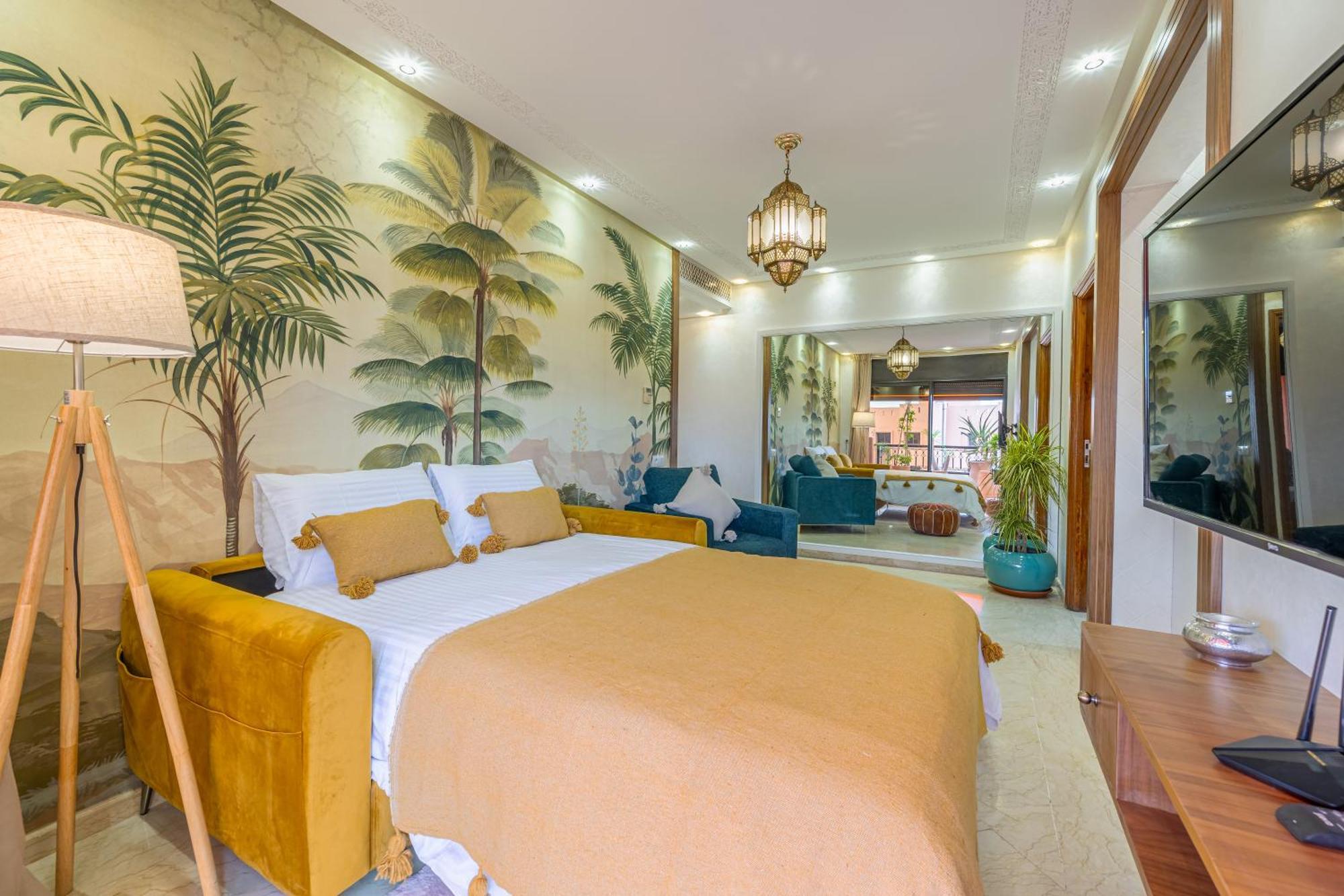 Le Jasmin - Appartement Authentique A Gueliz Marrakesh Eksteriør bilde
