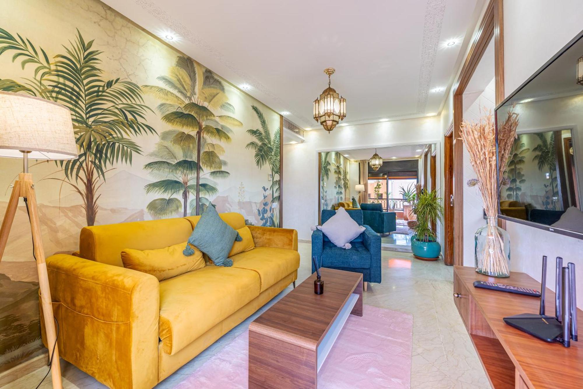 Le Jasmin - Appartement Authentique A Gueliz Marrakesh Eksteriør bilde
