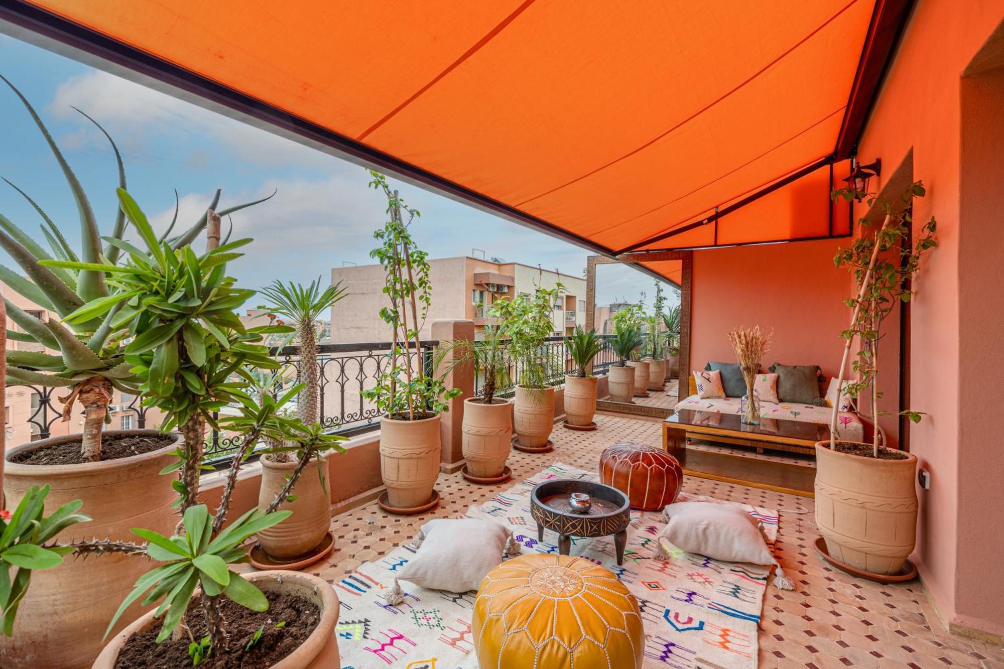 Le Jasmin - Appartement Authentique A Gueliz Marrakesh Eksteriør bilde
