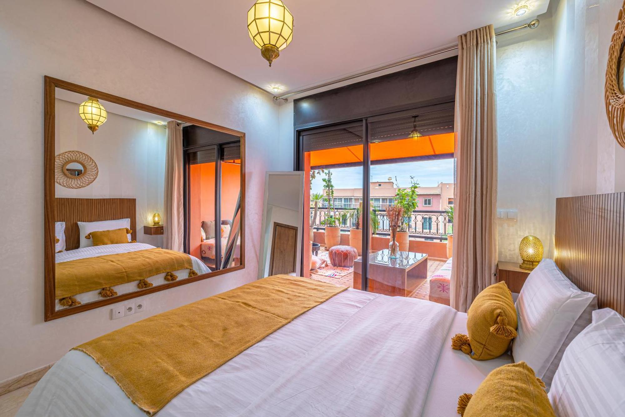 Le Jasmin - Appartement Authentique A Gueliz Marrakesh Eksteriør bilde