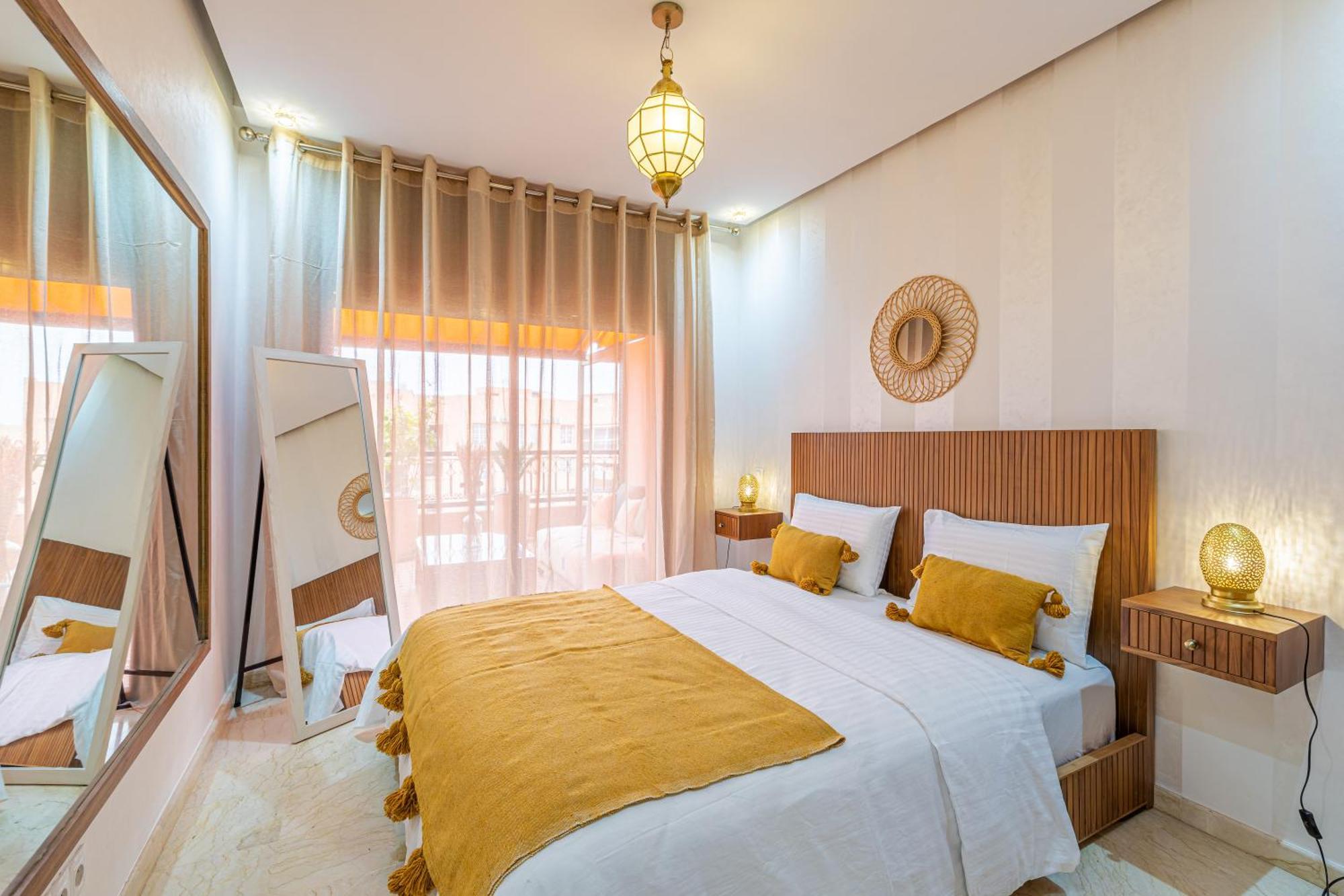 Le Jasmin - Appartement Authentique A Gueliz Marrakesh Eksteriør bilde