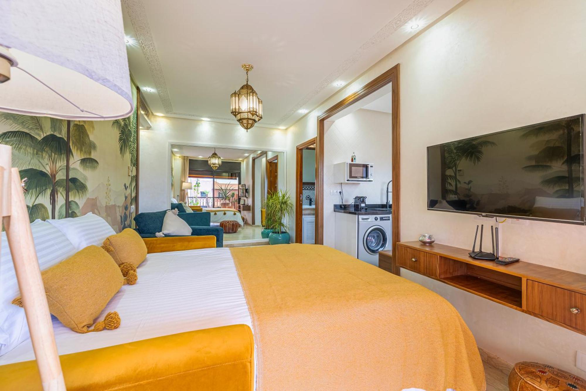 Le Jasmin - Appartement Authentique A Gueliz Marrakesh Eksteriør bilde